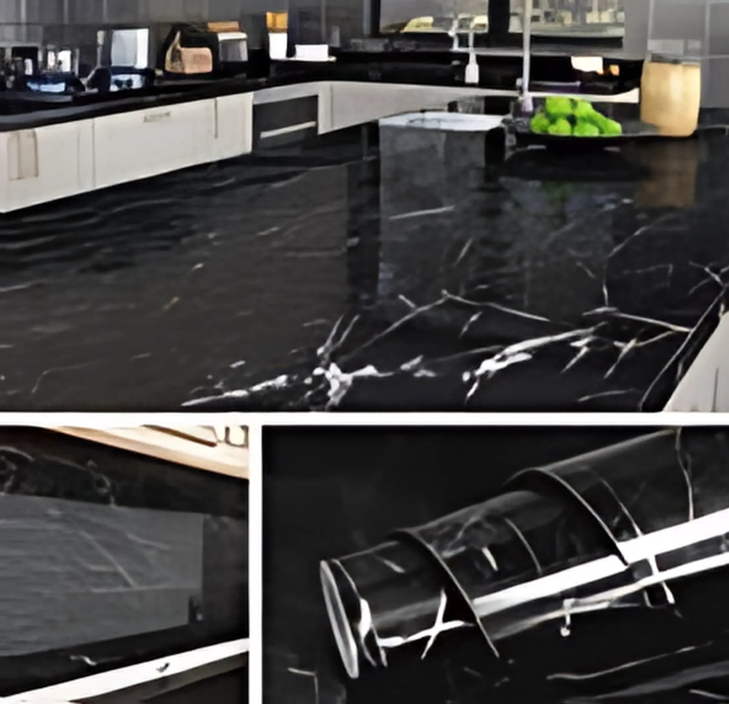 Self Adhesive Marble Sheet | Anti Oil & Heat Resistant (2ft x 6.5ft)
