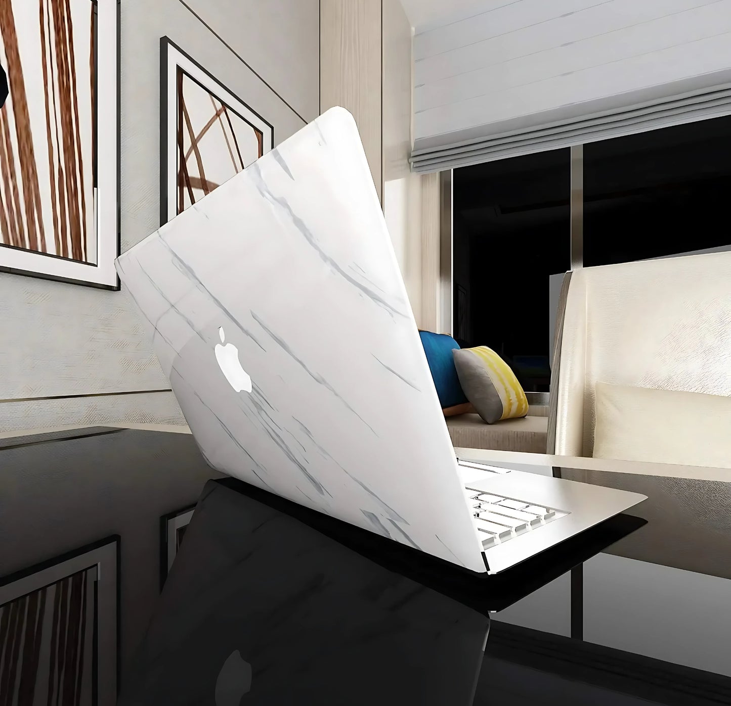 Self Adhesive Marble Sheet | Anti Oil & Heat Resistant (2ft x 6.5ft)