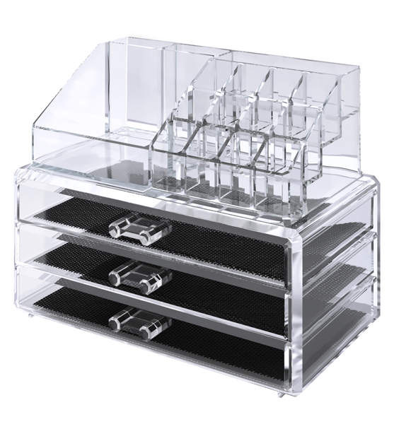 Cosmetic Make Up & Acrylic Jewelry Storage Organizer