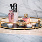 Round Makeup organizer cosmetic shelf