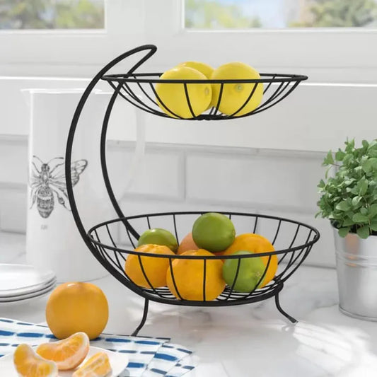 Stainless Steel High Quality Fruit & Vegetable Basket 2 Tier
